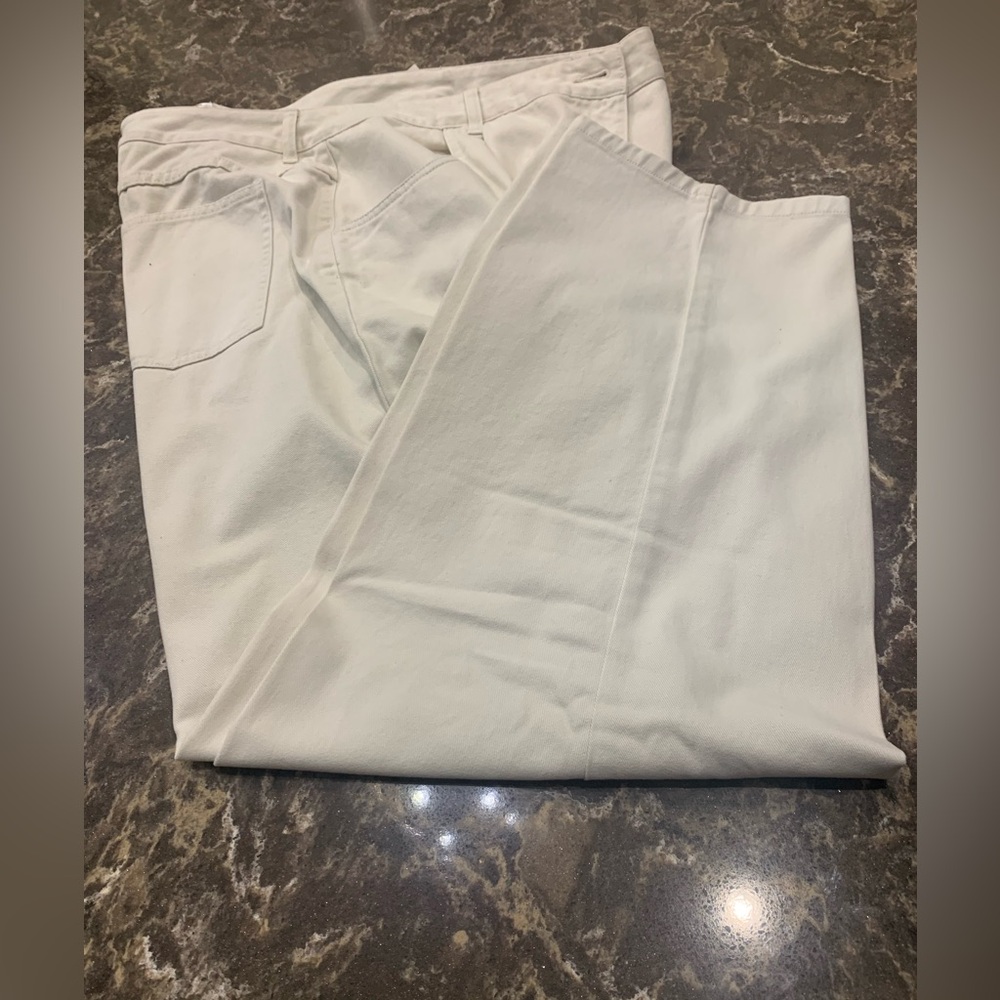 New with Tags: Talbots Cream Denim Jeans